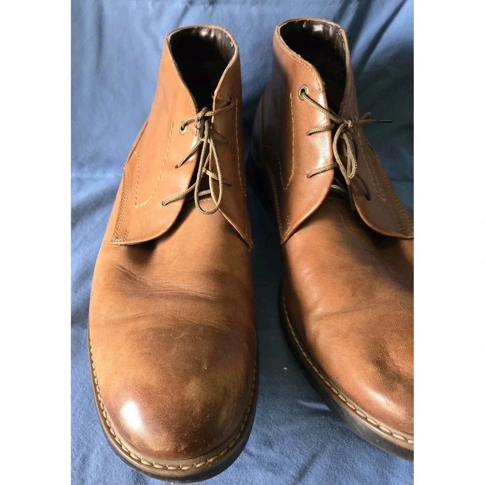 Rockport Classic‎ Break V81656 Men 13 Medium Brown Leather Chukka Boot